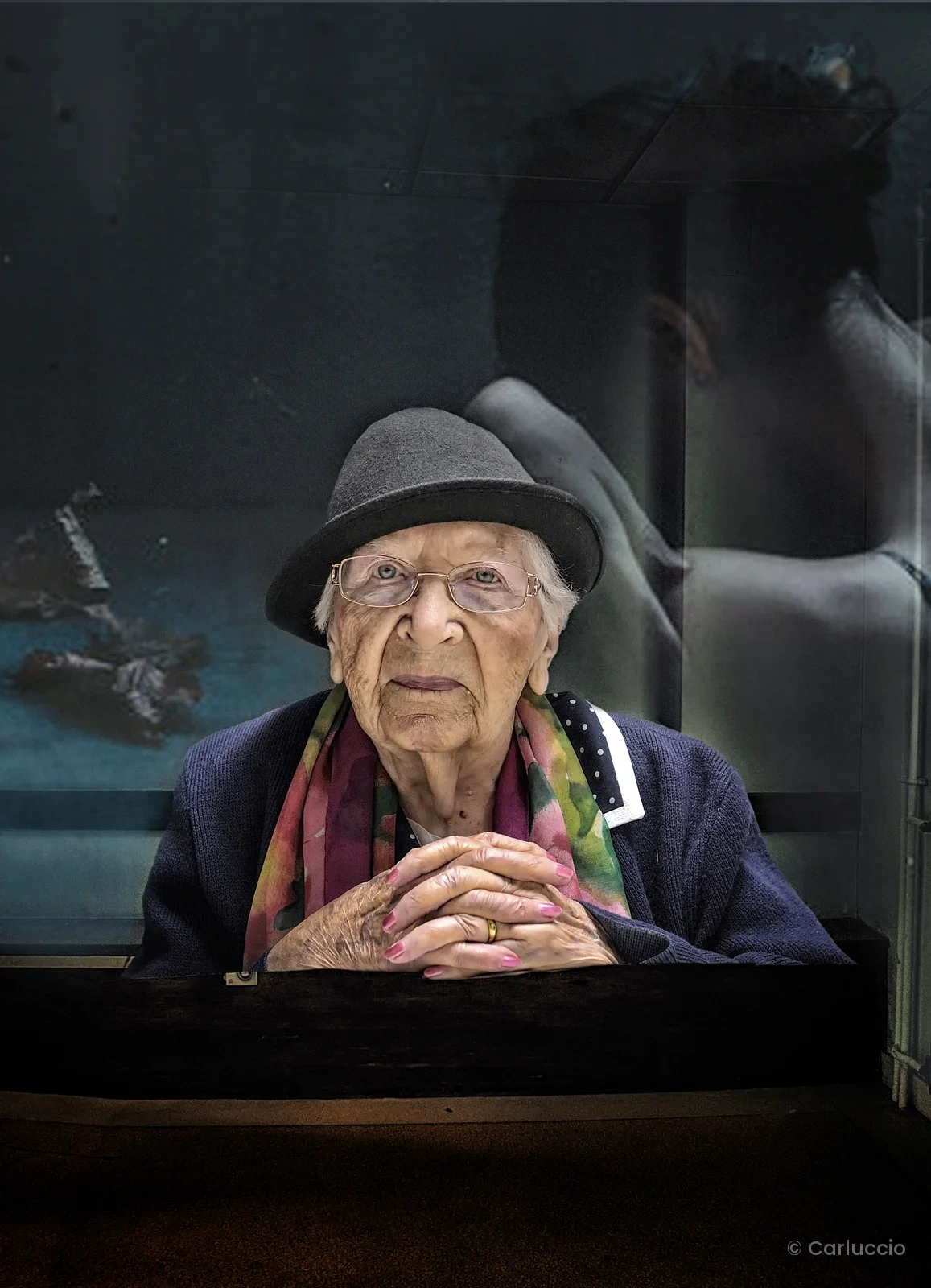 Portrait au chapeau