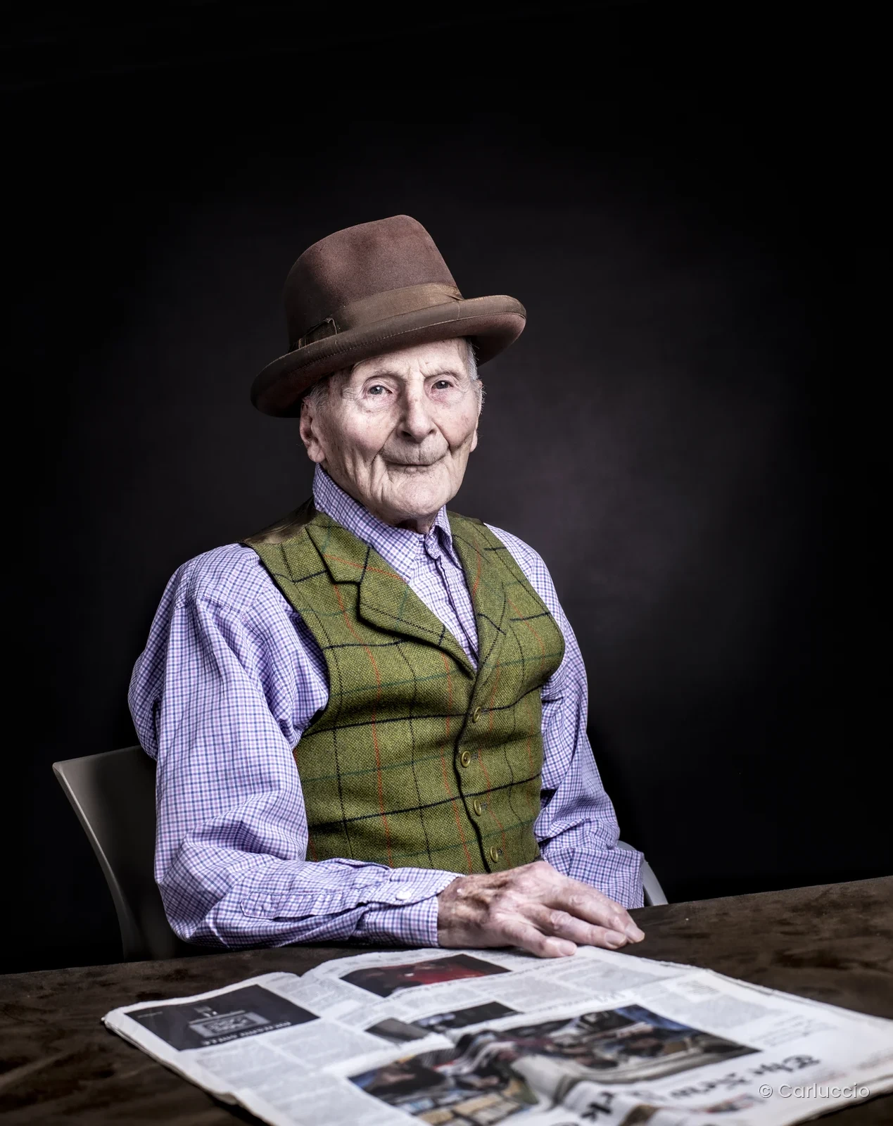 Portrait d'un homme au chapeau
