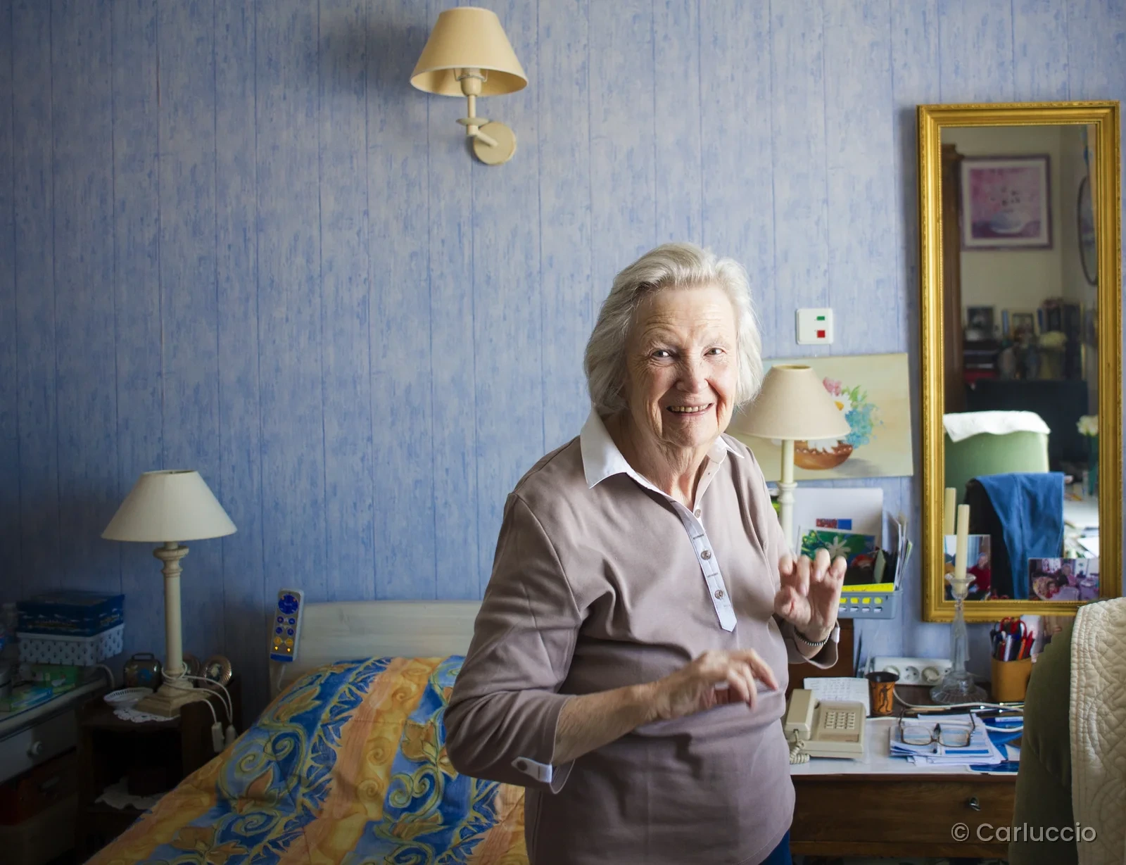 Résidente dans sa chambre